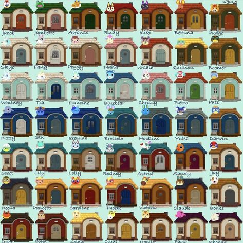 Villager House, Bug Images, Red Houses, Cozy Gaming, Animal Crossing 3ds, House Redesign, Animal Crossing Wild World, Animal Crossing Characters, Animal Crossing Villagers