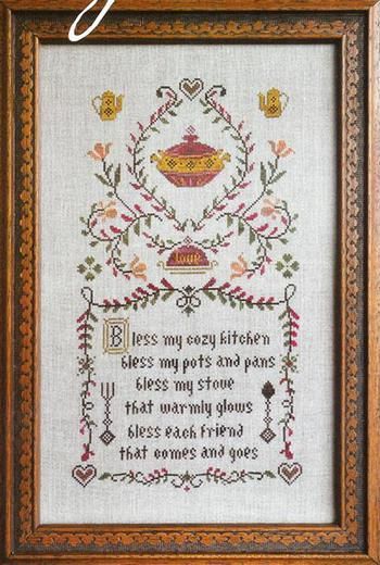 Kitchens - Cross Stitch Patterns & Kits - 123Stitch.com Cottage Garden Samplings, Christian Cross Stitch, Cross Stitch Quotes, Easy Cross Stitch Patterns, Halloween Cross Stitch Patterns, Subversive Cross Stitch, Cross Stitch Kitchen, Nature Cross Stitch, Cross Stitch Supplies