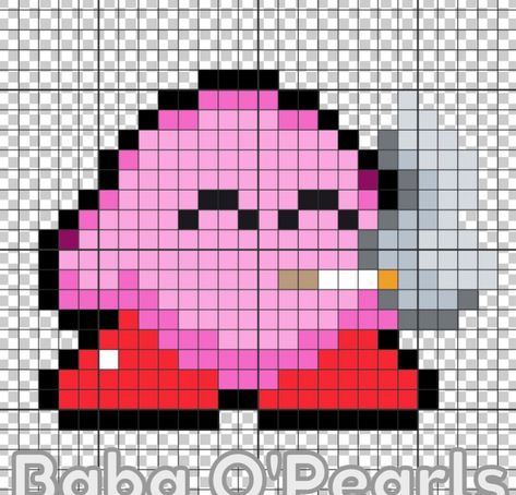 Grunge Pixel Art, Red Pixel Art, Melty Bead Designs, Pearl Art, Pixel Characters, Pearl Beads Pattern, Easy Perler Beads Ideas, Easy Pixel Art, Pixel Art Pattern