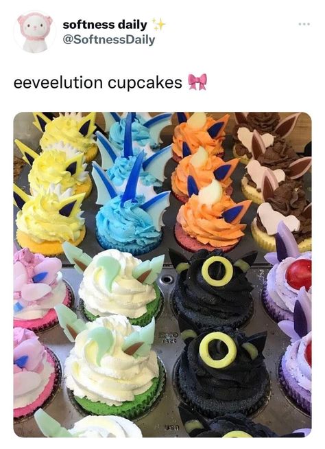 Pokemon Cupcakes, Anime Cake, Pokemon Cake, Pokemon Party, Pokemon Birthday, Cute Cupcakes, Cute Desserts, Savoury Cake, Pretty Food