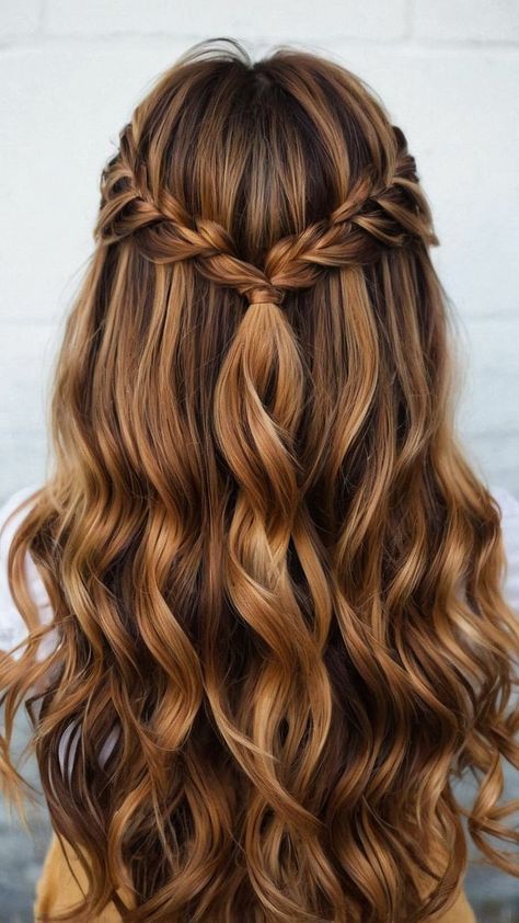 Matric Hairstyles, Church Hairstyles, Braided Hairdo, Hoco Hairstyles, Hair 2024, Back To School Hairstyles, School Season, Hairdo For Long Hair, Long Wavy Hair