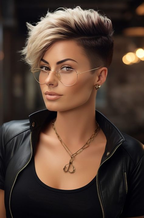 Versatile Haircut, Edgy Short Haircuts, Short Pixie Cuts, Elegant Hairstyle, Long Pixie Hairstyles, Short Hair Undercut, Super Short Hair, Edgy Short Hair, Stylish Haircuts