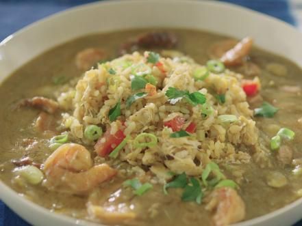 Kardea Brown's Best Seafood Dishes | Delicious Miss Brown | Food Network Gullah Gumbo, Delicious Miss Brown, Kardea Brown, Smoked Turkey Wings, Gullah Geechee, Brown Food, Brown Recipe, Gumbo Recipe, Dinner Bell