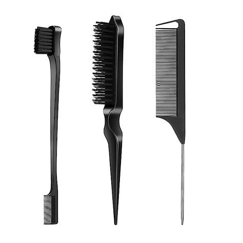 Hair Flyaways, Slick Back Hair, Edge Brush, Teasing Brush, Rat Tail Comb, Tail Comb, Hair Brush Set, Rat Tail, Hair Frizz