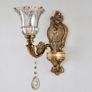 Wall Scone, Vintage Wall Sconces, Crystal Wall Sconces, Wall Mounted Lamps, Brass Wall Light, Crystal Wall, Design Luxury, Dream House Decor, Color Oro