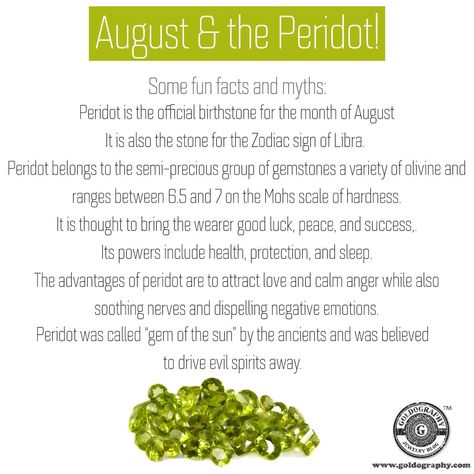 August & the peridot! #Peridot #August #Birthstone #Birthstones #Gems #Gemstones #Myths #Facts #Fashion #Fashionista #Jewels #JewelryAddict #JewelryLover #Jewelry #Jewellery Peridot Benefits, August Gemstone, Crystal Knowledge, Deep Questions To Ask, Peridot Birthstone, Energy Jewelry, Leo Tattoos, Essential Oils Herbs, Peridot Crystal