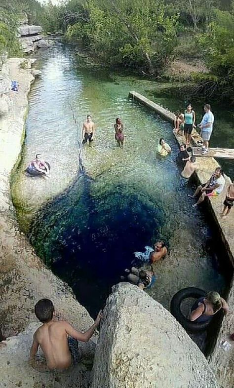 Jacobs Well, Unique Vacations, Daily Pictures, Beautiful Places Nature, Texas Hill Country, Beautiful Places To Visit, Best Vacations, Abandoned Places, May 1