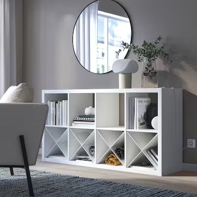 Console Tables - IKEA Ikea Kallax Shelf Unit, Kallax Insert, Ikea Kallax Shelving, Kallax Shelf Unit, Ikea Kallax Shelf, Kallax Shelving Unit, Creative Bookshelves, Cube Storage Unit, Kallax Shelf