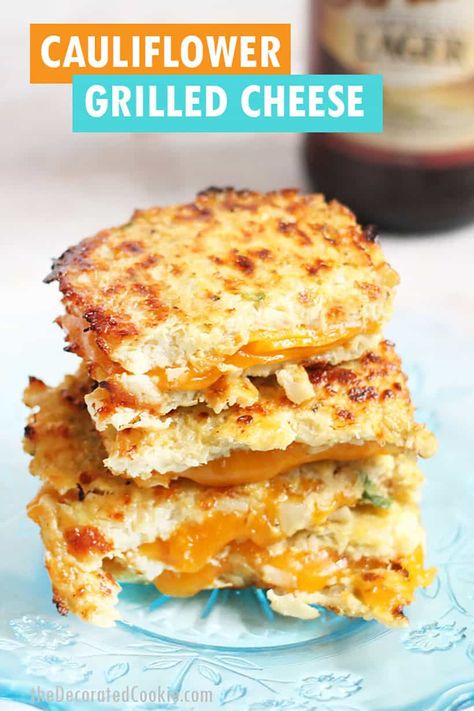 Cauliflower Grilled, Cauliflower Grilled Cheese, Cauliflower Bread, Cheese All, Classic Grilled Cheese, Boiled Egg Diet Plan, Head Of Cauliflower, Grilled Cheese Recipes, Cheese Tasting