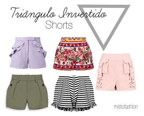 @invertedtrianglegram on Instagram: “AMAZING shorts for the inverted triangle shape! I can’t wait for spring and summer so I can try some of these out⛱🌷🌞 #springfashion…” Inverted Triangle Shorts, Inverted Triangle Body Shape Fashion, Inverted Triangle Body Shape Outfits, V Shape Body, Triangle Body Shape Fashion, Inverted Triangle Fashion, Triangle Body Shape Outfits, Inverted Triangle Outfits, Inverted Triangle Body Shape