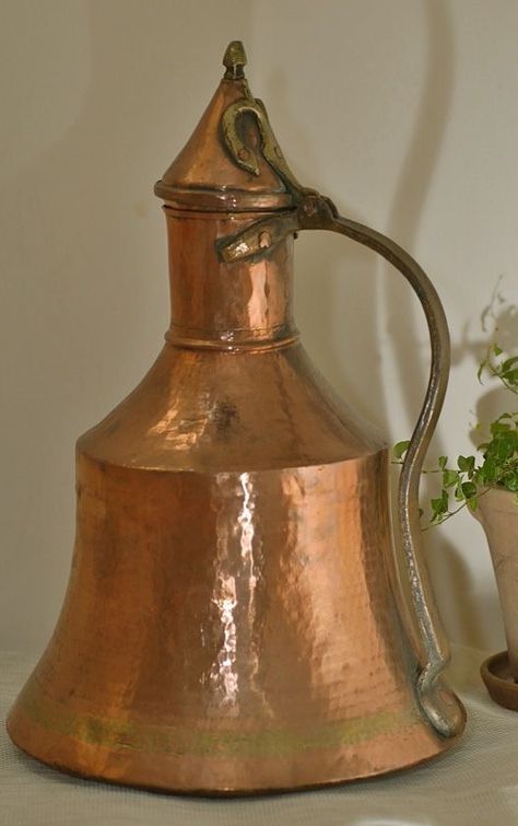 Copper Collection, Copper Tea Kettle, Copper Crafts, Copper Decor, Copper Kettle, Copper Cookware, Bright Copper, Copper Art, Copper Accents