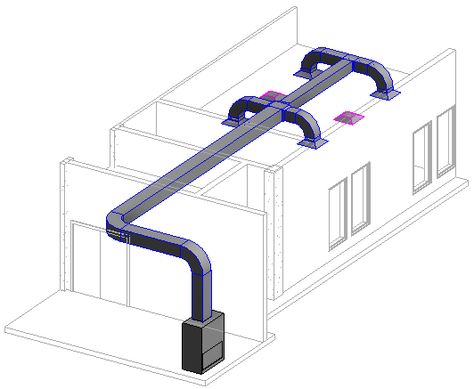 Revit MEP Tutorial: Working with Auto-Route | CADnotes Bim Modeling, Revit Mep, Revit Tutorial, Jet Turbine, Hvac Design, Hvac Filters, Creative Cv, Revit Architecture, House Wiring