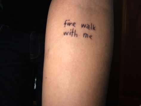 Twin Peaks Tattoo Ideas, Twin Peaks Illustration, Fire Walk With Me Tattoo, Walk With Me Tattoo, Twin Peaks Tattoo, Burn Tattoo, Twin Peaks Fire, Fire Walk With Me, Gay Tattoo