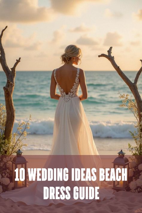 Did you know that finding the perfect wedding ideas beach dress can transform your seaside ceremony dreams into reality? Dive into our guide for stunning beach wedding dresses, perfect sand-friendly silhouettes, and breathtaking coastal bridal looks. Discover the secrets to breezy fabrics that dance with ocean breezes, and get inspired by unforgettable shoreline style that promises to make waves on your big day. Beach Glam Wedding Dress, Boho Beach Wedding Dresses, Simple Wedding On The Beach, Beach Simple Wedding Dress, Beach Bride Dress Ocean, Unique Plus Size Wedding Dresses Beach, Key West Wedding Dress, May Beach Wedding Colors, Tropical Beach Wedding Dress