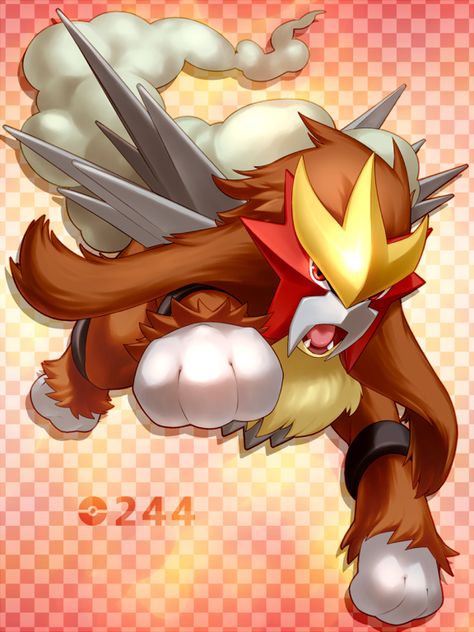 Pokemon Entei, Entei Pokemon, Deadpool Pikachu, Pokemon Painting, Legendary Pokemon, Art Pokemon, Pokemon Tattoo, Pokemon Waifu, Pokemon Wallpaper