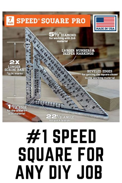 A speed square is a must have for any DIY or carpenter. At any level, you’ve got to have a square at your side. This is our favorite go to for any wood work at all. #barndo #barndominium #diy #ad #speedsquare #tools #carpentry #carpenter #woodwork Barndominium Diy, Swanson Speed Square, Speed Square, Pythagorean Theorem, Small Business Branding, Barndominium Ideas, Blue Books, Wood Work, Barndominium