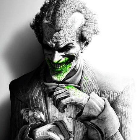 Arkham Joker, Joker Icon, Arkham Batman, Batman Pfp, Joker Arkham, The Joker, Batman, Black