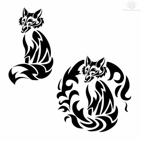 Celtic Zodiac, Fox Tattoo Design, Mirror Drawings, Fox Tattoo, Zodiac Tattoo, Celtic Tattoos, Home Tattoo, Tattoos Gallery, Fox Art