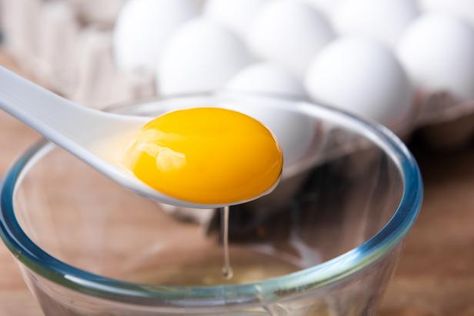 Eggs are expensive; don't toss their liquid gold centers. Chocolate Cherry Ice Cream, Best Egg Recipes, No Egg Desserts, Cranberry Muffins, Homemade Vanilla Ice Cream, Eggnog Recipe, Box Cake Mix, Egg Yolks, Recipe Board