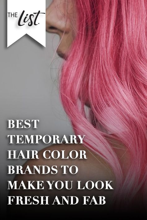 Thinking pink? Or perhaps midnight blue? Maybe you just need to cover some roots — fast. Or, you love your natural color, but wish it was just a little more. You can experience any number of these hair color changes, and without a permanent commitment, thanks to temporary hair color products. #hair #haircolor #hairbrands #hairproducts Temporary Hair Color Gel, Diy Temporary Hair Color, Best Temporary Hair Color, Love Your Natural, Non Permanent Hair Color, Champagne Hair, Hair Color Products, Hair Color Brands, Color Conditioner