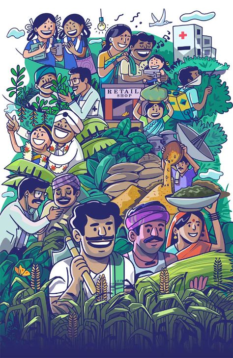 Screen Illustration, Art Competition Ideas, Indian Illustration, Graphic Poster Art, Poster Drawing, Art Poster Design, Art Competitions, Indian Art Paintings, Creative Illustration