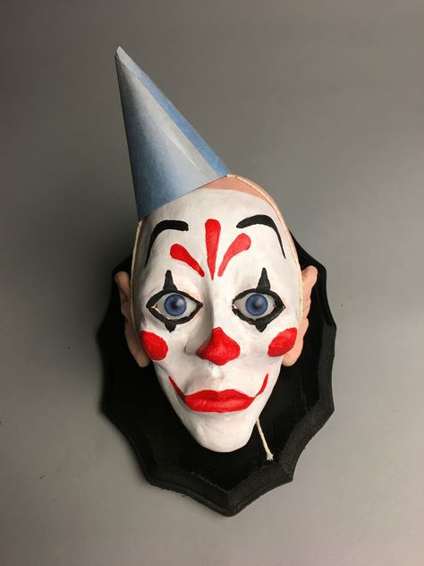 Ceramic Toys, Clown Sculpture, Clown Statue, Haunted Carnival, Clown Art, Venetian Carnival Masks, Venetian Carnival, Clown Mask, Doll Faces