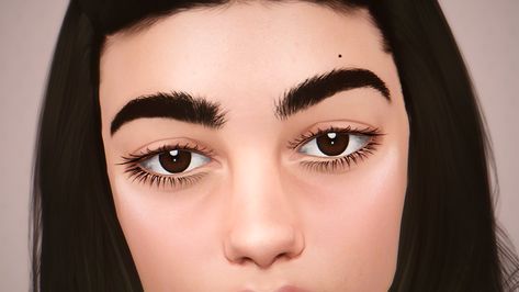 maybe baby Sims 3 Cc Makeup, Baby Eyebrows, Bushy Brows, Ts3 Cc, Bushy Eyebrows, Sims 3 Cc Finds, The Sims 3, Mexican Girl, Cc Finds