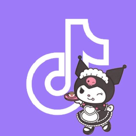 Icons De Kuromi, Ipad Organization, Kuromi Icon, Wallpaper Sanrio, Ipad Organizer, Kuromi Melody, Melody Hello Kitty, Flower Wallpapers, Cute Flower Wallpapers