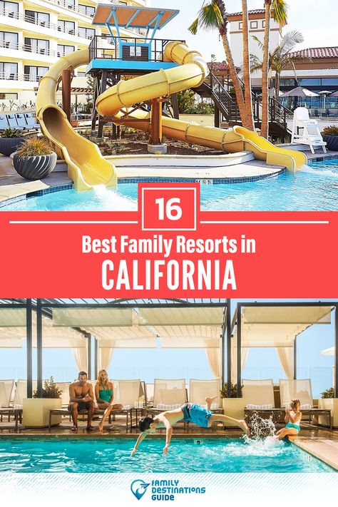 Want ideas for a family vacation to California? We’re FamilyDestinationsGuide, and we’re here to help: Discover California’s best resorts for families - so you get memories that last a lifetime! #california #californiavacation #californiawithkids #familyvacation San Diego Resorts, Hotels In Los Angeles, Resorts For Kids, Kid Friendly Resorts, California Resorts, San Diego Hotels, Best Family Resorts, San Diego Vacation, Family Summer Vacation