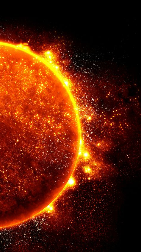 Imgur: The most awesome images on the Internet. Sun Space, Planets Wallpaper, Space Artwork, Universe Galaxy, Space Planets, Solar Flare, Hd Phone Wallpapers, Space Pictures, Galaxy Art