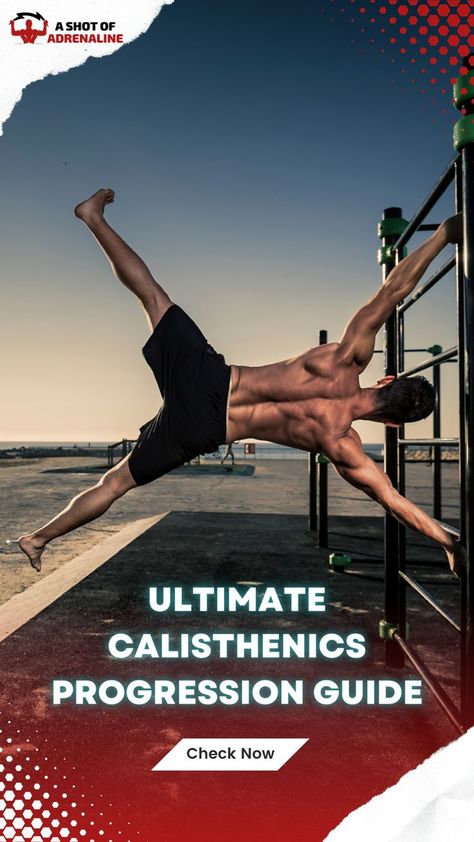 When you choose a calisthenics exercise that is challenging, you’ll automatically stay in a low rep range. As you get stronger the number of reps increase. Building size and strength will require a progressive overload of the muscle with more and more resistance training.The Calisthenics Progression Guide is designed to help you build mass and strength by progressing from one exercise to the next. Push Up Progression, Hindu Squats, Calisthenics Workout Plan, Handstand Push Up, Progressive Overload, Human Flag, Build Muscle Mass, Chest Muscles, Calisthenics Workout