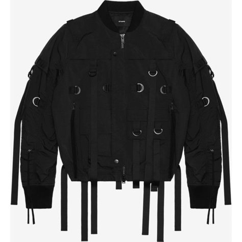 Flex Strapped Bomber Stampd ($390) ❤ liked on Polyvore featuring outerwear, jackets, bomber jackets, stampd, quilted jacket, strap jacket and quilted bomber jacket Windproof Jacket, Street Style Outfits Men, Designer Clothes For Men, Zipper Jacket, Bomber Jackets, 로고 디자인, Casual Street Style, Mens Street Style, Zip Jacket