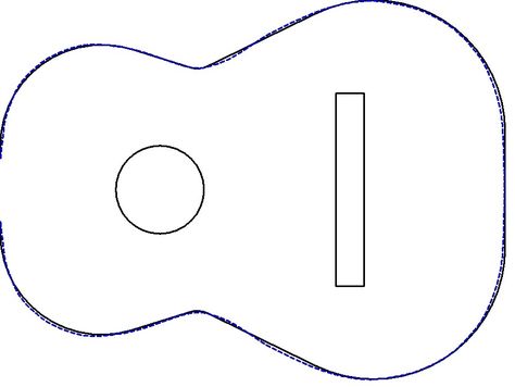 Guitar Outline, Guitar Drawing, Body Outline, Music Class, Guitar Body, Birthday Parties, Guitar, Drawings, Birthday