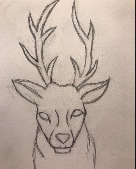 Deer Drawing Easy, Kawaii Cat Drawing, Celtic Cross Tattoos, Deer Drawing, Pencil Drawings For Beginners, Dog Sketch, Disney Art Drawings, Cool Pencil Drawings, Art Tools Drawing