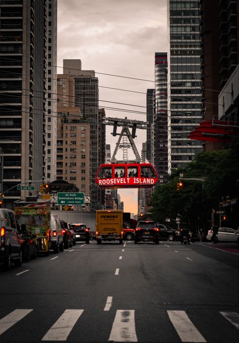 You can take the tram to Roosevelt Island Roosevelt Tram Nyc, Roosevelt Island Tram, Nyc Bday, Roosevelt Island Nyc, What To Do In Nyc, Roosevelt Island, New York City Travel, Concrete Jungle, Birthday Wishlist