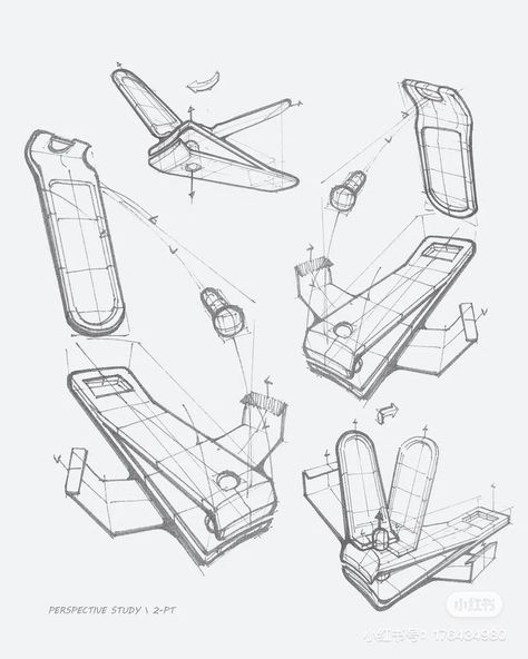 转发 // Brilliant Packaging Design, Metamorphosis Art, Orthographic Drawing, Perspective Photos, Exploded View, Object Drawing, Industrial Design Sketch, Design Sketch, Designs To Draw