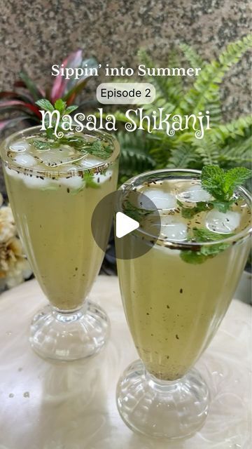 GARIMA BHARGAVA | FOOD & TRAVEL on Instagram: "Masala Shikanji  Episode 2  an easy and delicious Masala Shikanji. This traditional Indian summer drink is a delightful mix of tangy lemon, sugar, and spices, all blended together to create a refreshing beverage that’s perfect for any hot day.  1 lemon Mint leaves  2 tbsp Sugar Pinch of salt  1/4th tsp black Salt 1/2 tsp roasted cumin powder  1/4th tsp coriander Powder  1/4 th tsp black pepper  Ice cubes  Water  #shikanji #lemonade #lemon #lemons #lemondrink #summer #summervibes #summerdrink #summertime" Lemon Drink, Black Salt, Lemon Sugar, Lemon Mint, Summer Drink, Coriander Powder, Hot Day, Indian Summer, Tangier