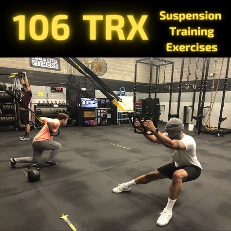 Suspension Trainer Exercises, Trx Workouts For Men, Trx Lunges, Trx Workouts For Women, Suspension Training Workouts, Trx Workout Plan, Trx Squat, Trx Full Body Workout, Trx Band