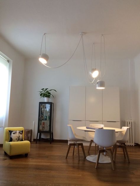 aim pendant light - Ecosia Flos Aim Pendant, Flos Lighting Pendants, Flos Lamp, Multipurpose Furniture, Room Lights, Interior Design Trends, 인테리어 디자인, Interior Lighting, Interior Design Living Room