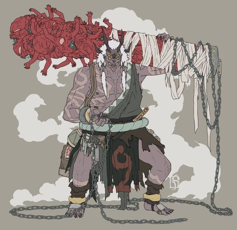 Yokai Character Design, Sif Dark Souls, Creature Fantasy, Remote Places, Character Design Challenge, 다크 판타지, Monster Concept Art, Physical Pain, Fantasy Creatures Art