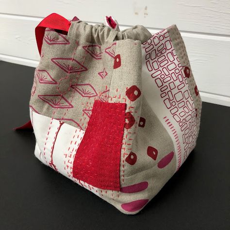 Japanese Rice Bag, Artisan Textiles, Rice Bag, Diy Sac, Peg Bag, Rice Bags, Japanese Rice, Lavender Bags, Modern Japanese