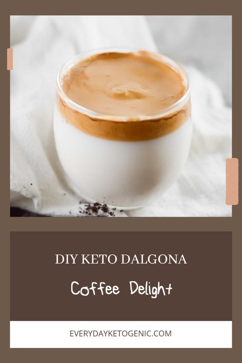 Craving a creamy, sweet energizer that's low-carb? Look no further! This Keto Dalgona Coffee recipe offers a dreamy tandem of whipped coffee on top of your choice of milk, all while staying keto-friendly. Enjoy it hot or iced, perfect for those mornings when you need a quick caffeine boost minus the sugar. Whether you're on a ketogenic diet looking for delicious alternatives to your favorite Starbucks menu items, or simply love coffee made at home, this easy recipe is sure to delight your taste buds and keep you in ketosis. Try this guilt-free coffee treat today! Keto Starbucks Drinks, Keto Starbucks, Coffee Recipes Hot, Ginger Tea Recipe, Matcha Latte Recipe, Whipped Coffee, Keto Drinks, Coffee Treats, Starbucks Menu