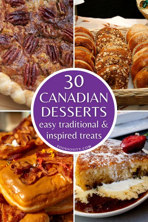 Canadian Desserts, Canadian Dessert Recipes, Easy German Recipes, Canadian Dessert, Canadian Dishes, Traditional Ideas, Canadian Cuisine, International Desserts, Canada Food