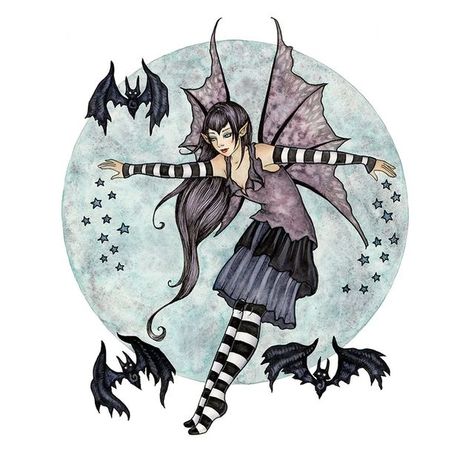 Amy Brown Art, Amy Brown Fairies, Amy Brown, Brown Art, 8x10 Print, Halloween Night, The Artist, Halloween