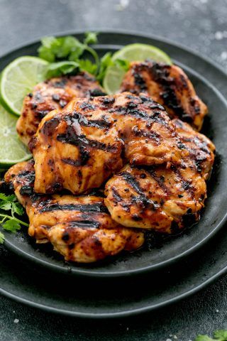 Grilled Chili Lime Chicken is made with tender and juicy grilled chicken with the best chili lime marinade!  This is ... Best Ever Chili, Paleo Grilled Chicken, Chili Lime Marinade, Simple Grilled Chicken, Indoor Grill Recipes, Lime Marinade, Grilled Kabob Recipes, Grilled Chicken Recipes Easy, Juicy Grilled Chicken