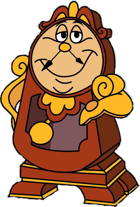 Beauty And The Beast Cogsworth, Classic Disney, A Character, Disney Animation, Disney Cartoons, Animation Film, The Head, Stickers Packs, The Beast