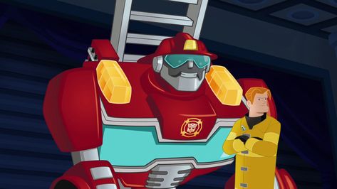 Transformers Rescue Bots Heatwave and Kade Burns (from "The Haunting of Griffin Rock") Kade X Heatwave, Transformers Rescue Bots Heatwave, Rescue Bots Heatwave, Heatwave Transformers, Transformers Rescue Bots, Rescue Bots, The Haunting, Love Car, Bumble Bee