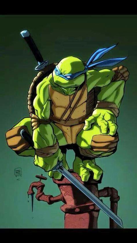 Leo Ninja Turtle Drawing, Leo Rottmnt, Teenage Mutant Ninja Turtles Movie, Leonardo Ninja Turtle, Ninja Turtles Movie, Trill Art, Leonardo Tmnt, Tmnt Comics, Teenage Mutant Ninja Turtles Artwork