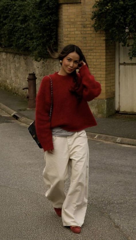 Neue Outfits, Looks Street Style, Outfit Trends, Mode Inspo, 가을 패션, Autumn Outfit, Outfit Inspo Fall, Mode Inspiration, White Pants