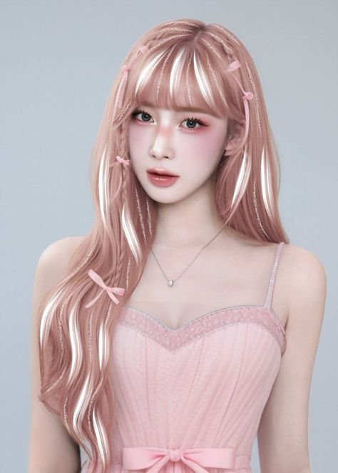 Giselle Pink, Rp Girl, Eating Icon, Diy Fashion Scarf, Lisa Edit, Ahn Yujin, Giselle Aespa, Fake Hair, Music Pictures